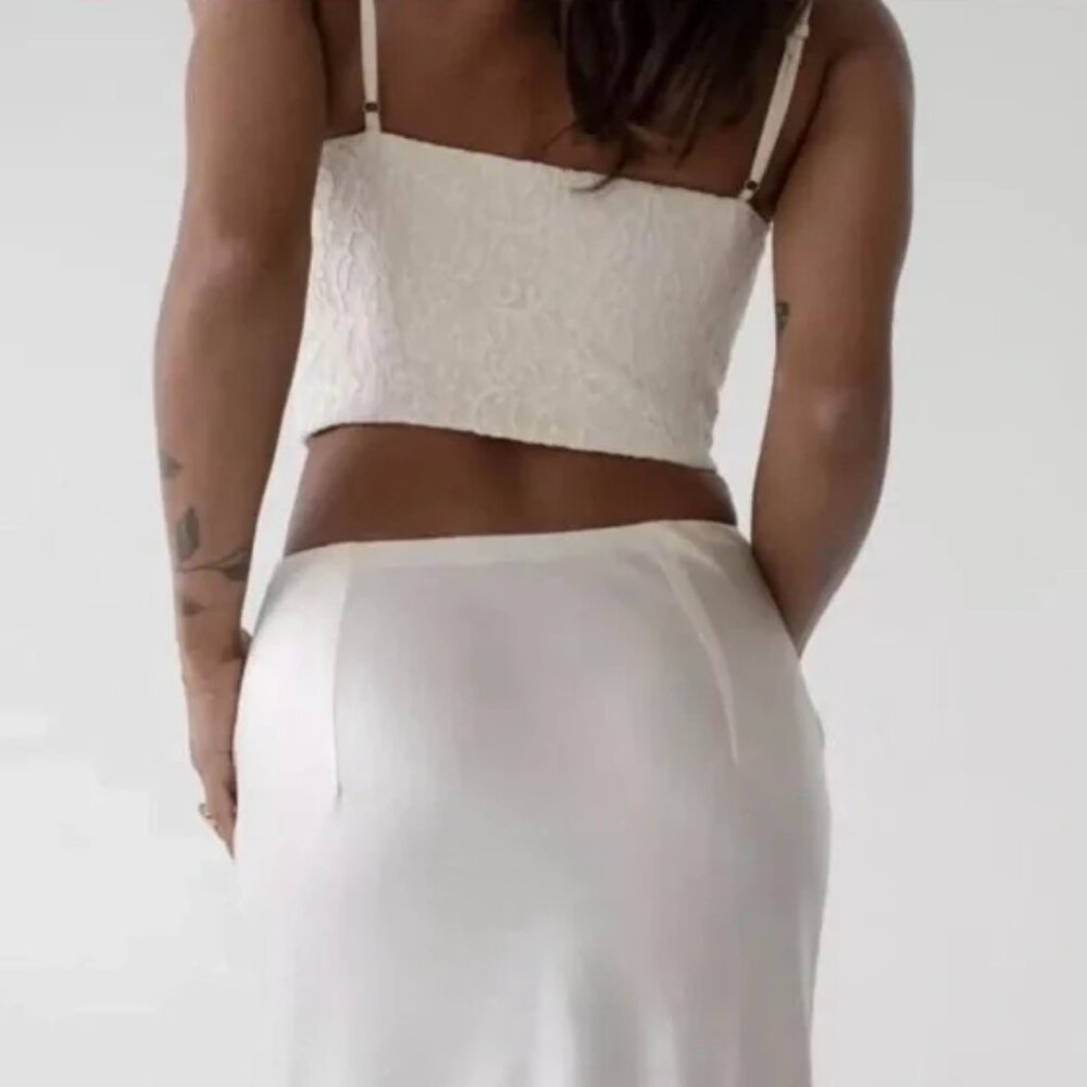RUMORED Versailles Corset Size 10 White Lace / Ivory  NWT - Picture 3 of 8